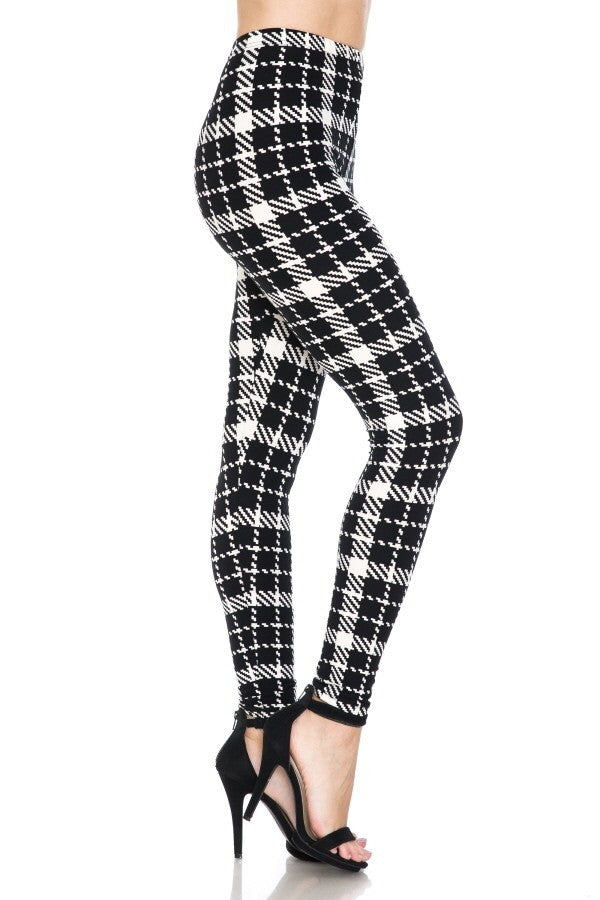 Printed high waisted leggings