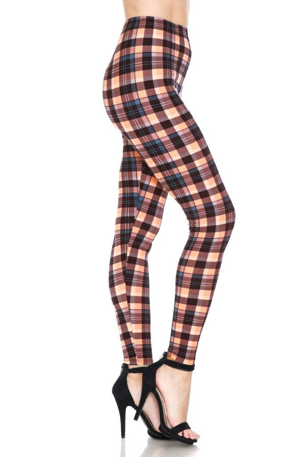 Printed high waisted leggings