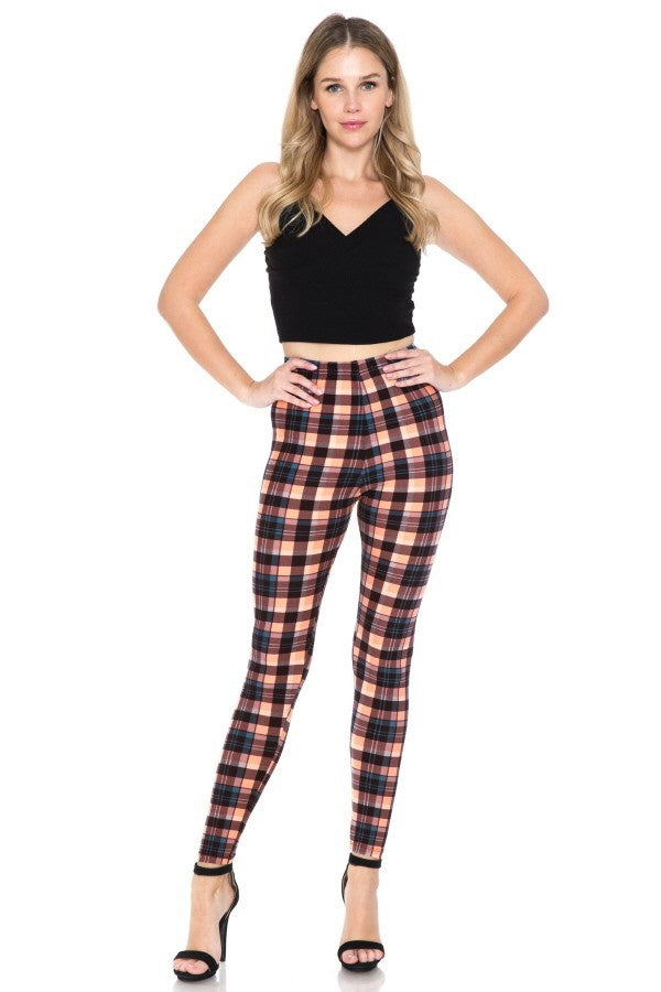 Elasticized waistband leggings