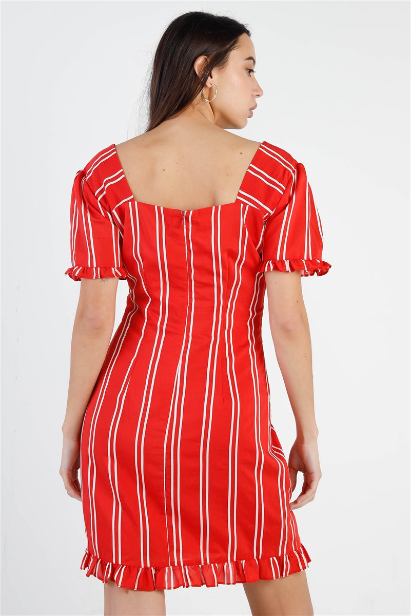 Red Stripe Dress