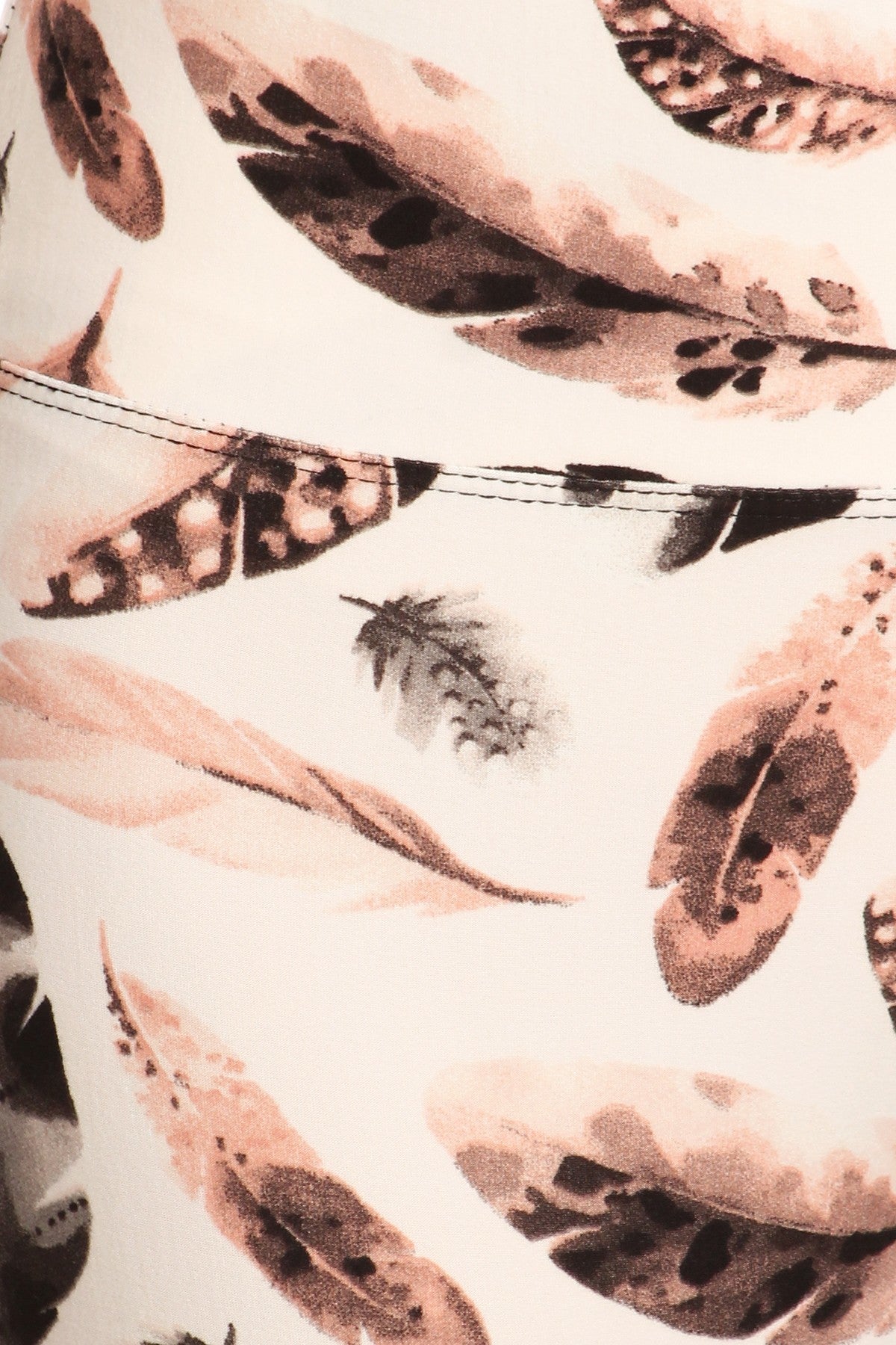 Leaf printed legging