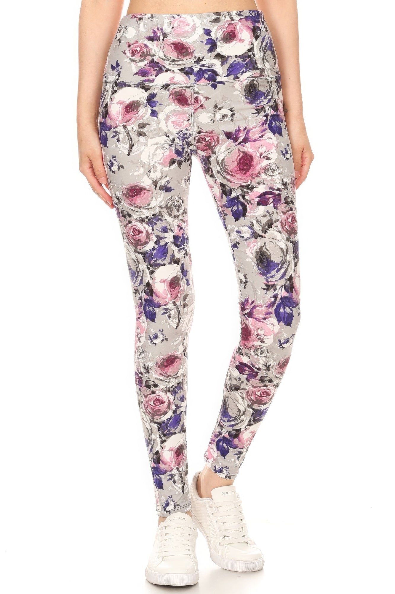 Floral print leggings