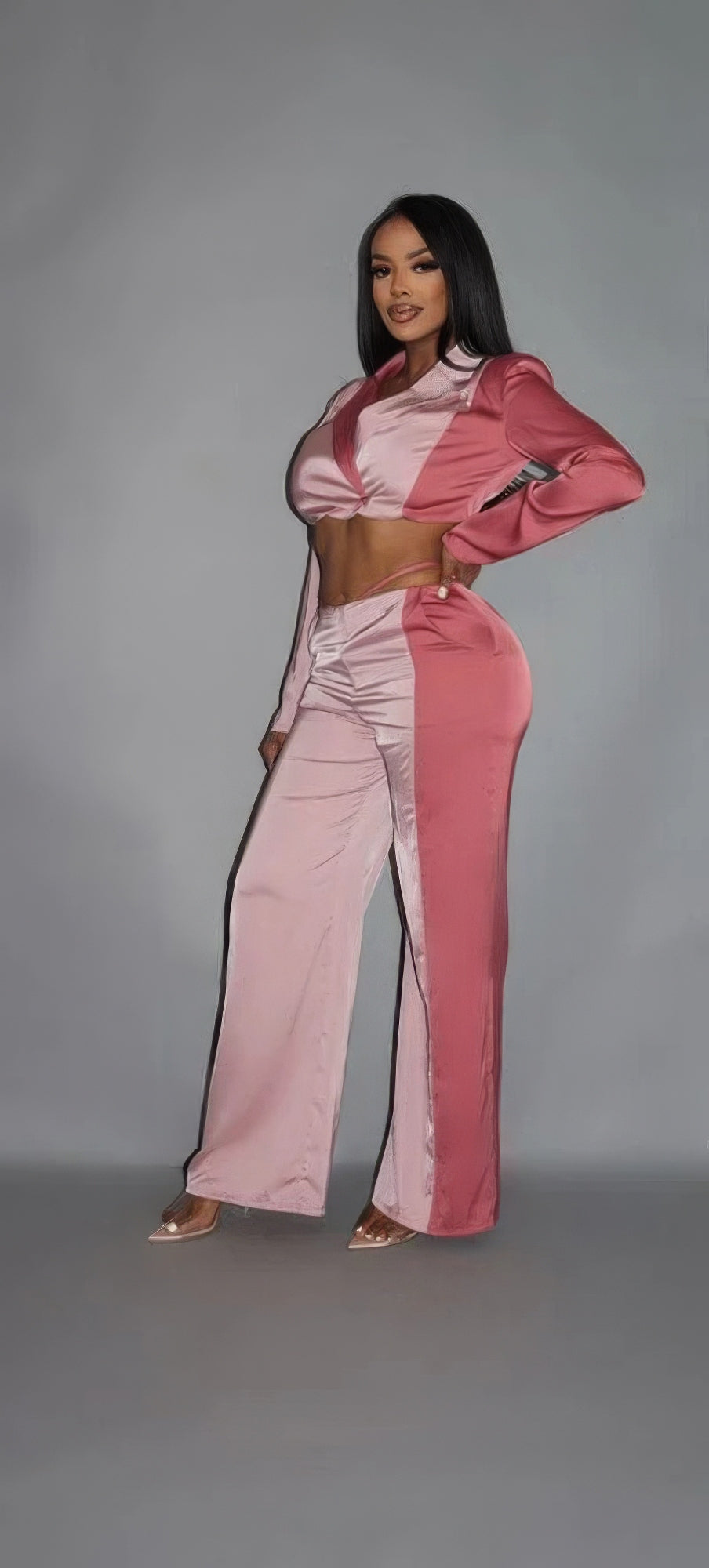 Wide Leg Pant Set