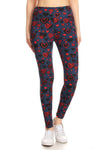 Heart print leggings