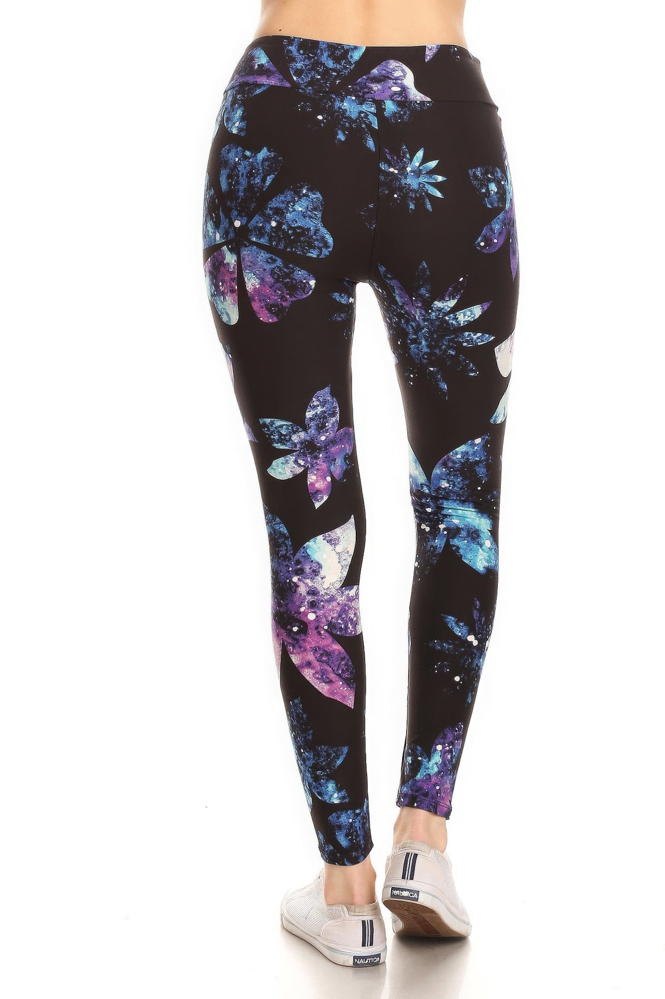 Galaxy floral leggings