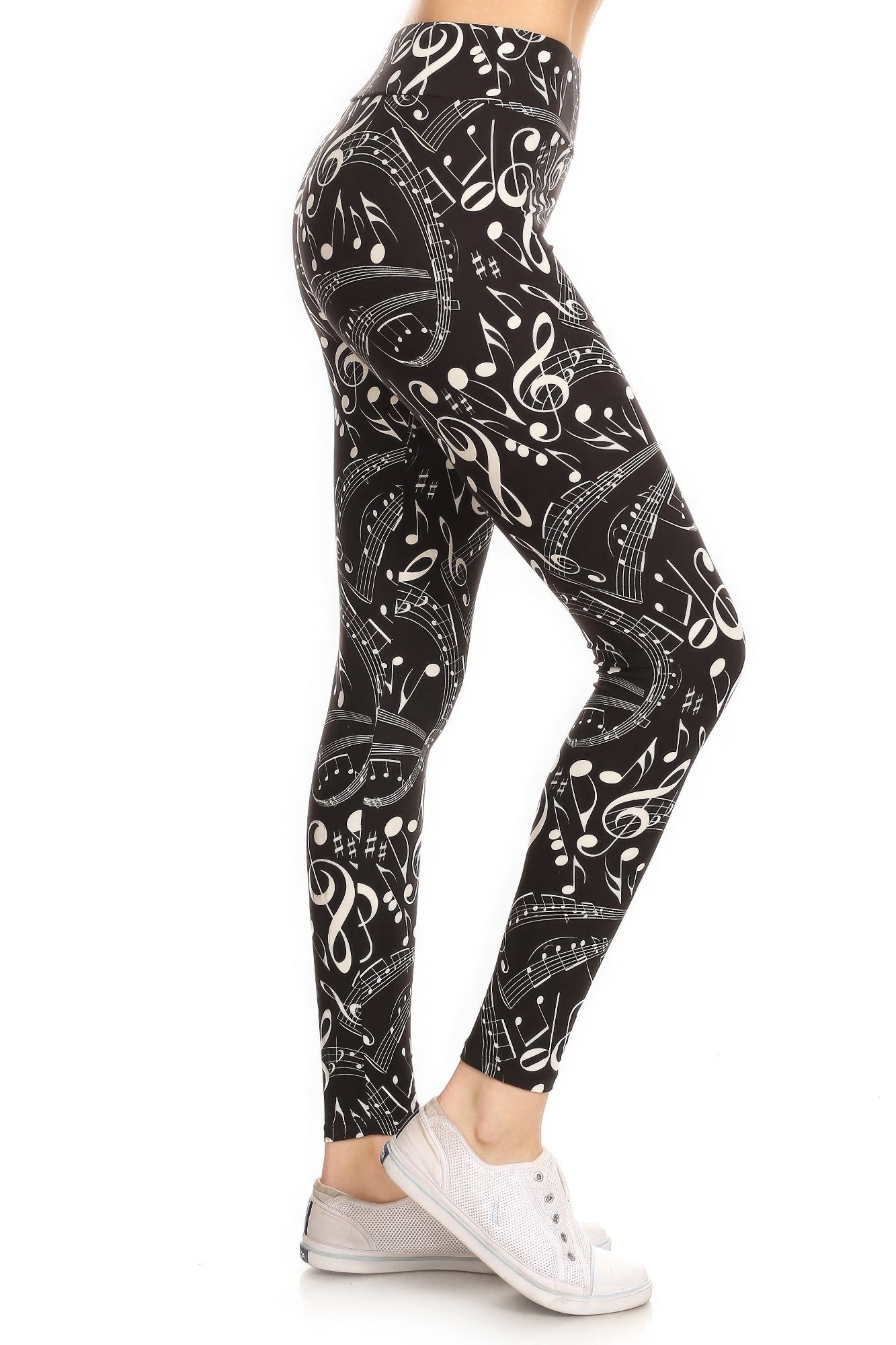 Banded high waist leggings