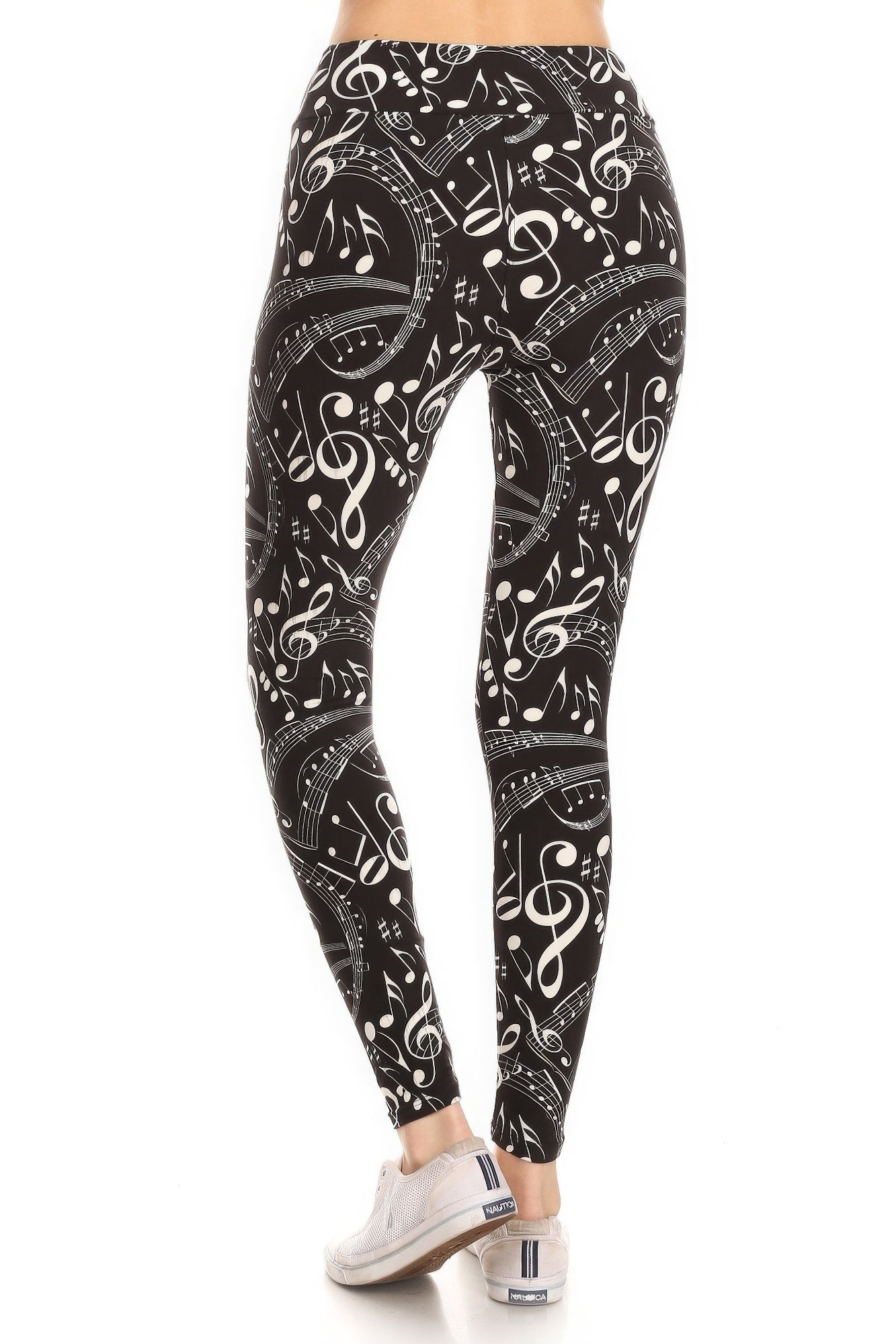 Banded high waist leggings