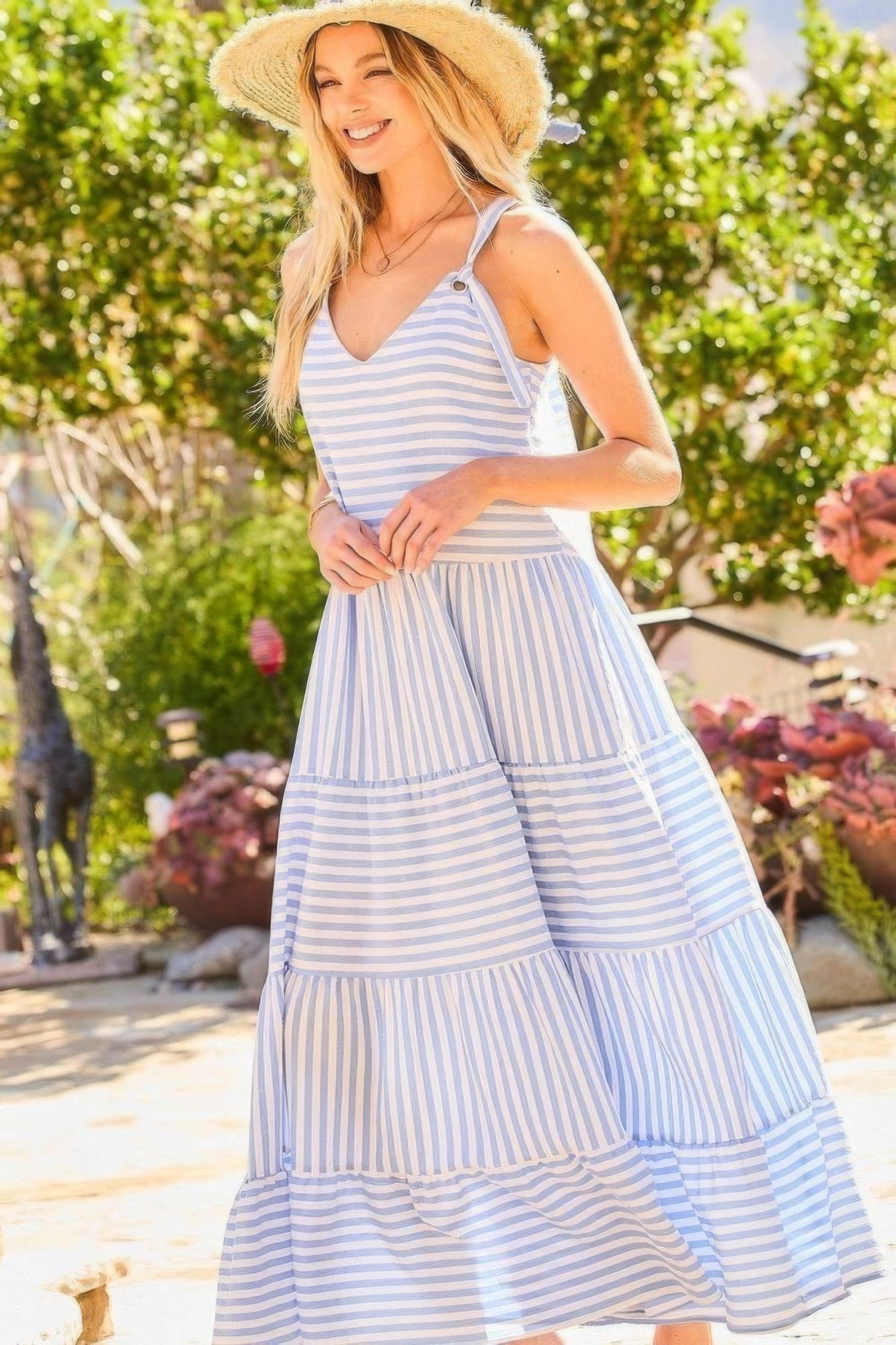 Vneck maxi dress