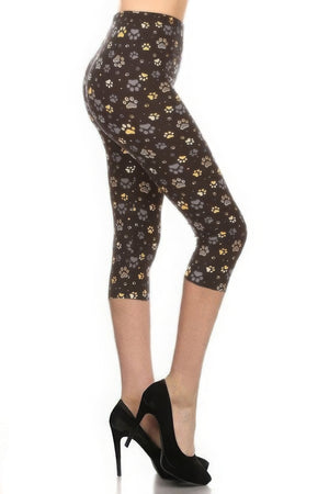 Elastic waistband leggings