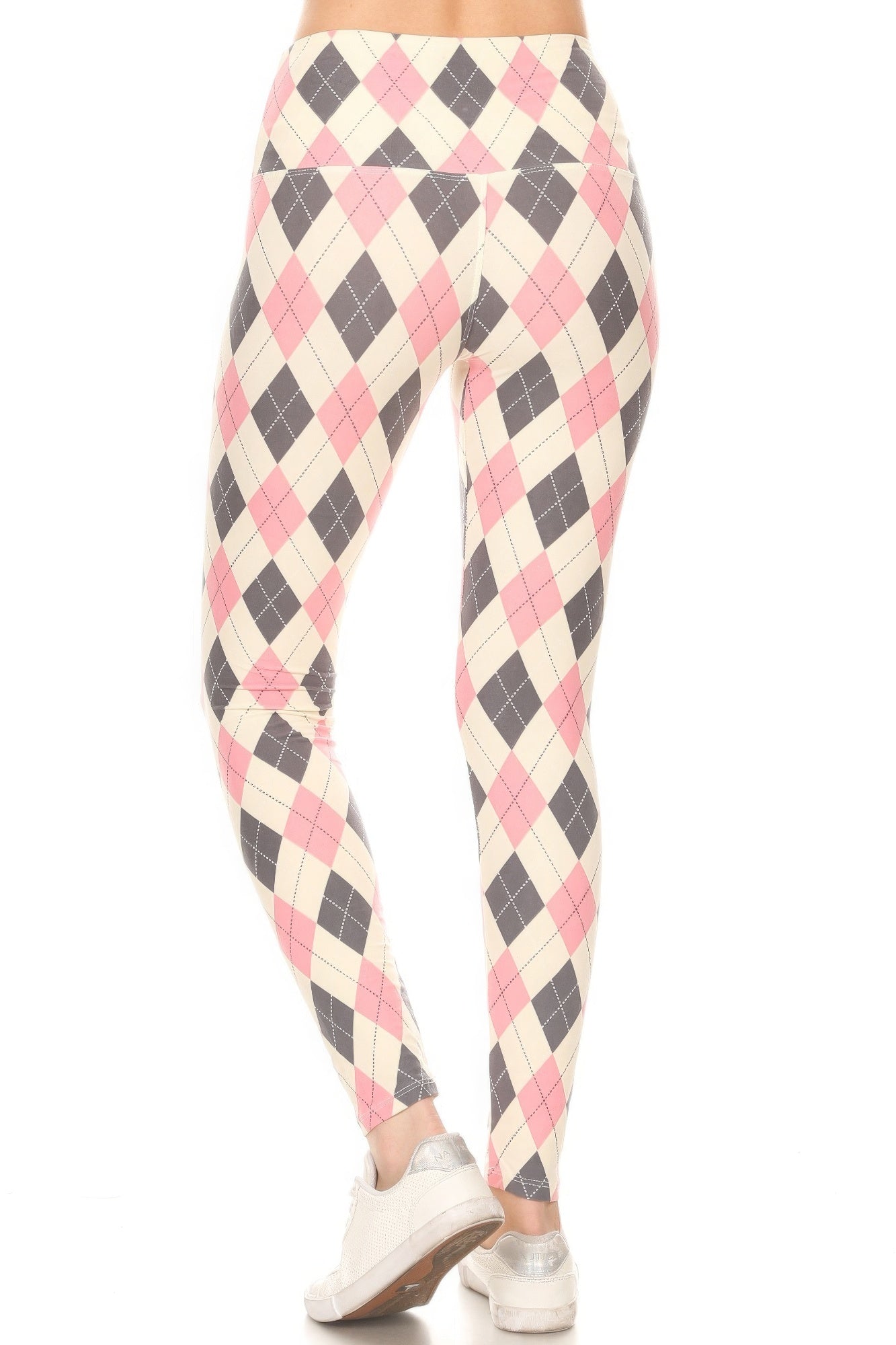 Argyle print leggings