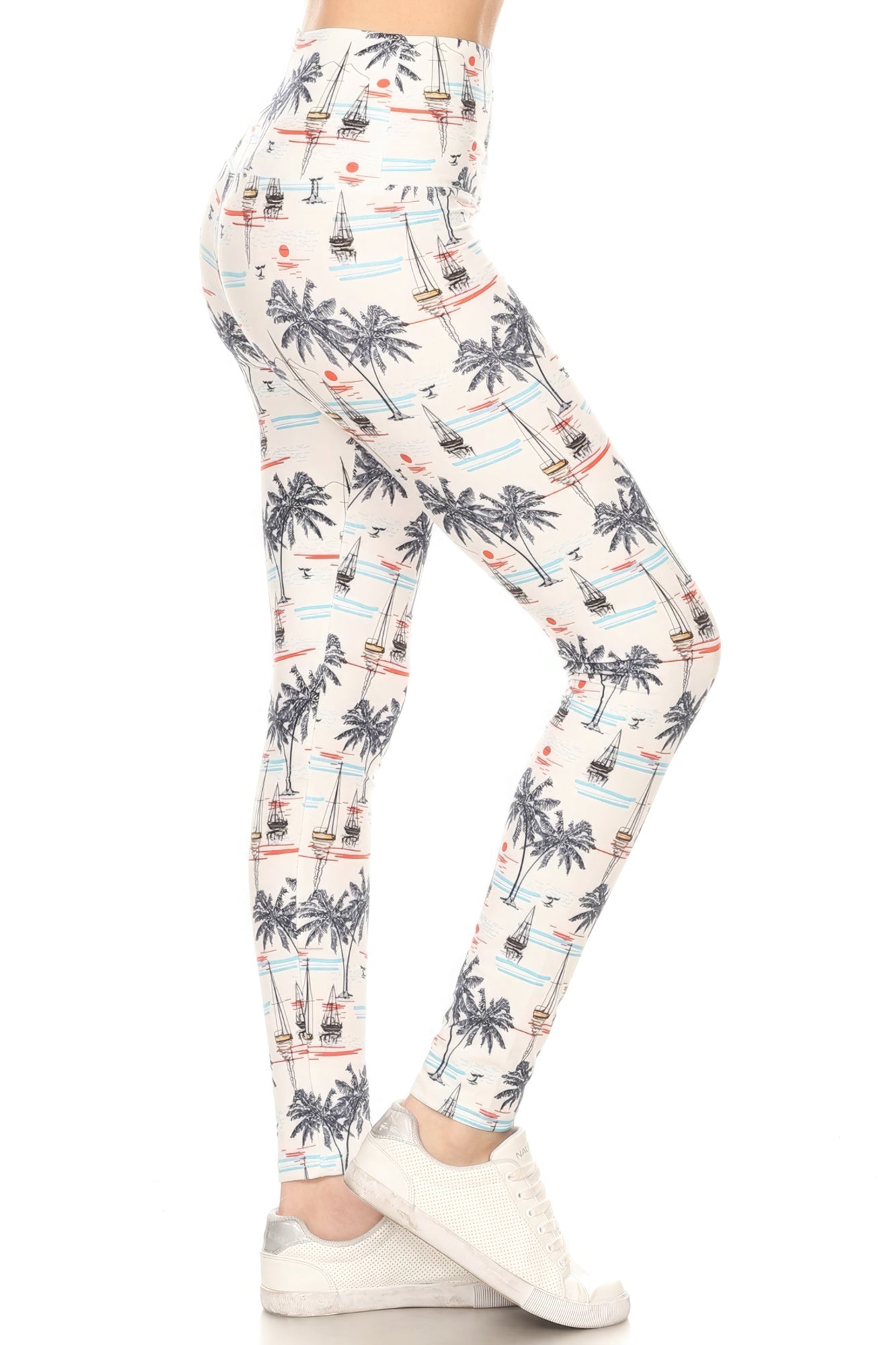 Sailor printed leggings