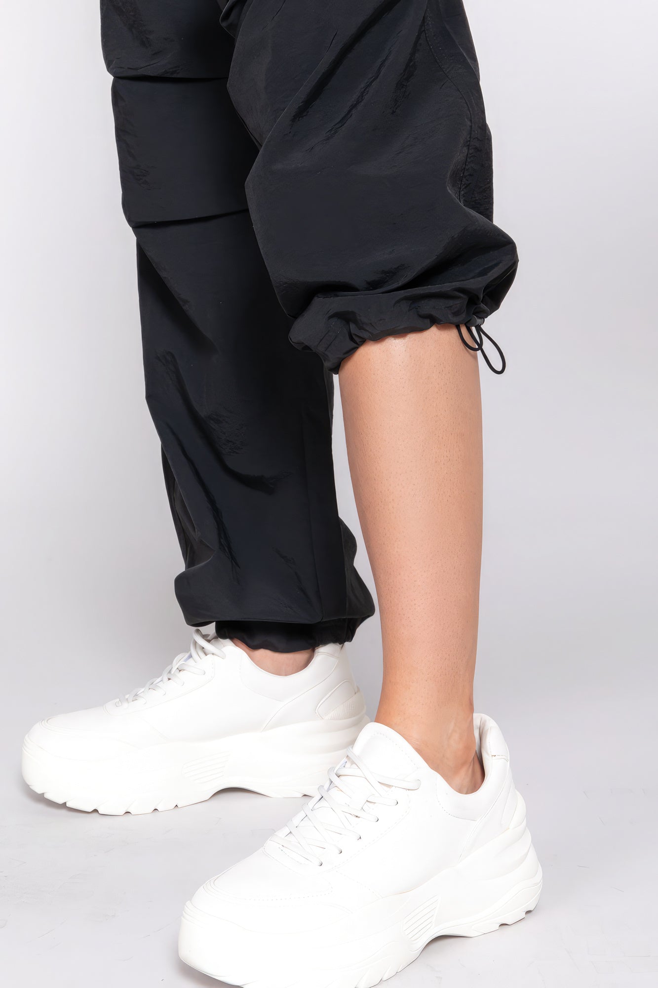 Waist Elastic Parachute Pants