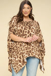 Animal Print Poncho