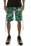 Camo cargo shorts