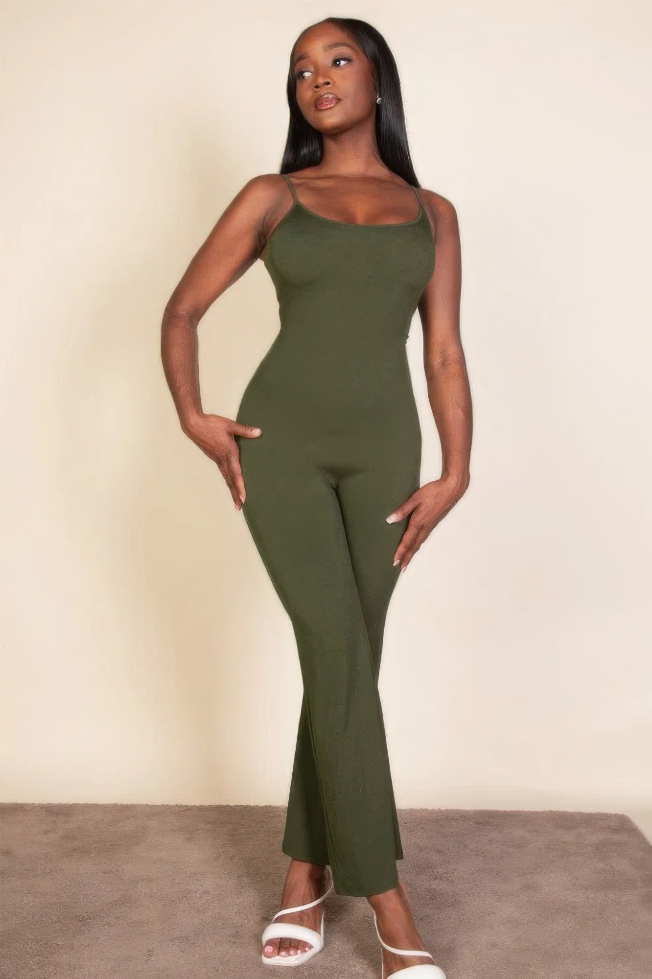 Wide leg jumpsuit