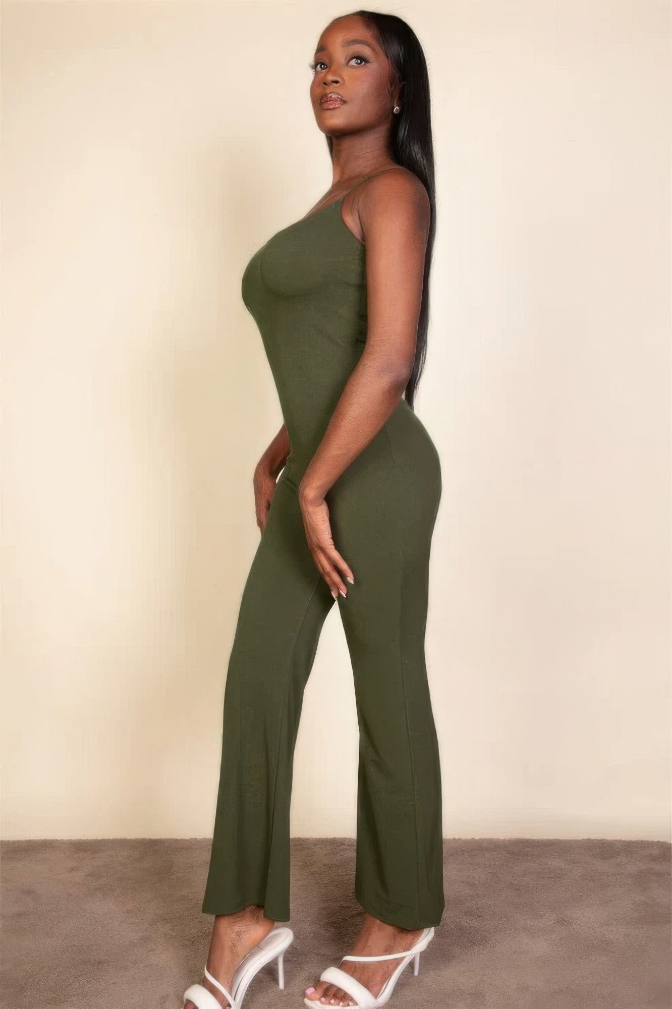 Wide leg jumpsuit