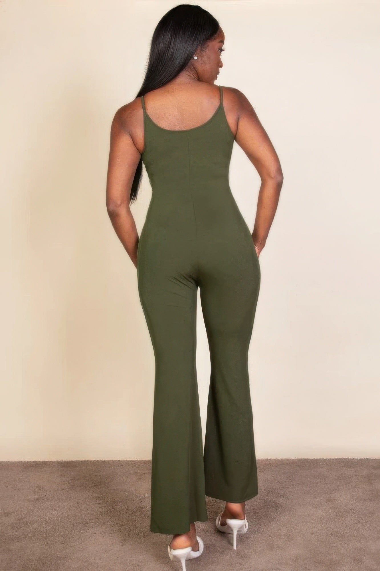 Wide leg jumpsuit