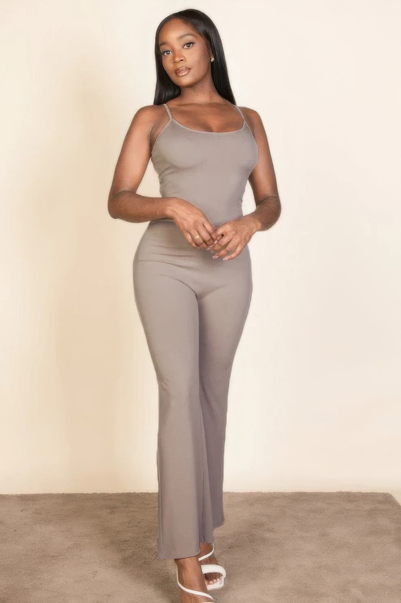 Wide leg jumpsuit