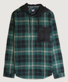 Hooded Plaid Shirt