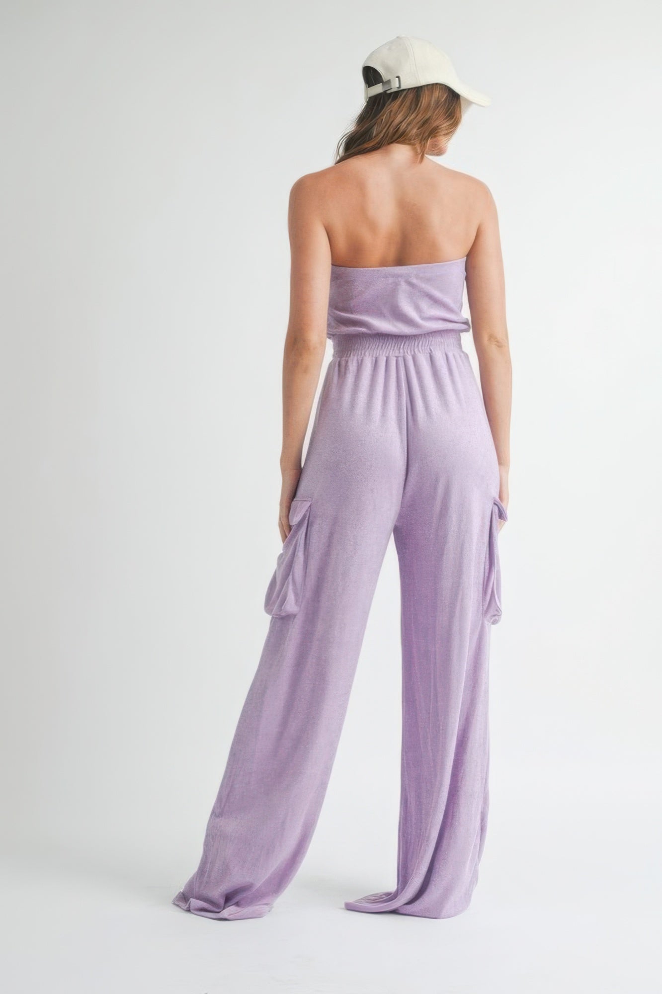 Tube top jumpsuit