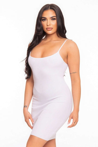 Cami Open Back Mini Dress - The Diva Goddess