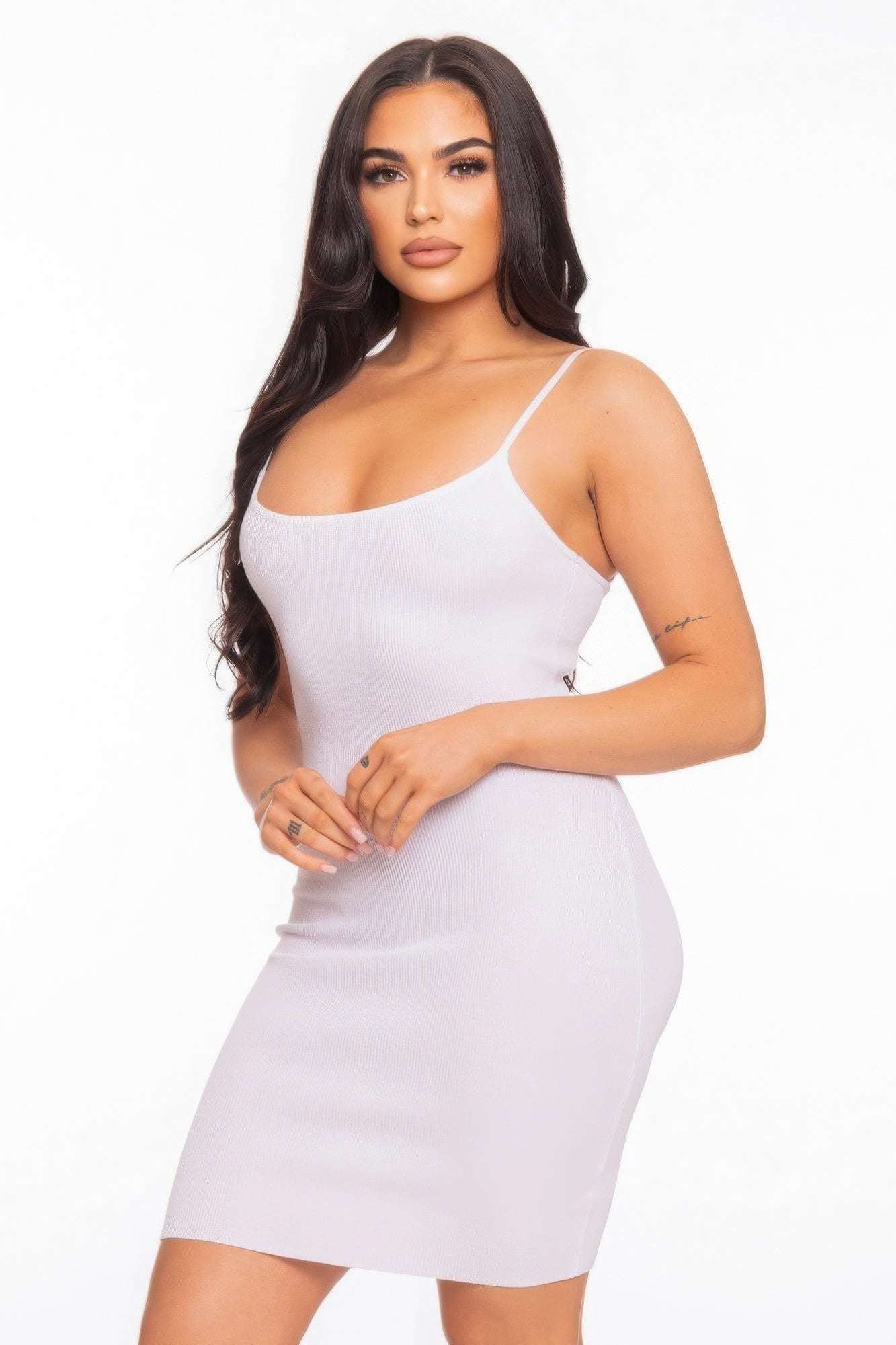 Cami Open Back Mini Dress - The Diva Goddess