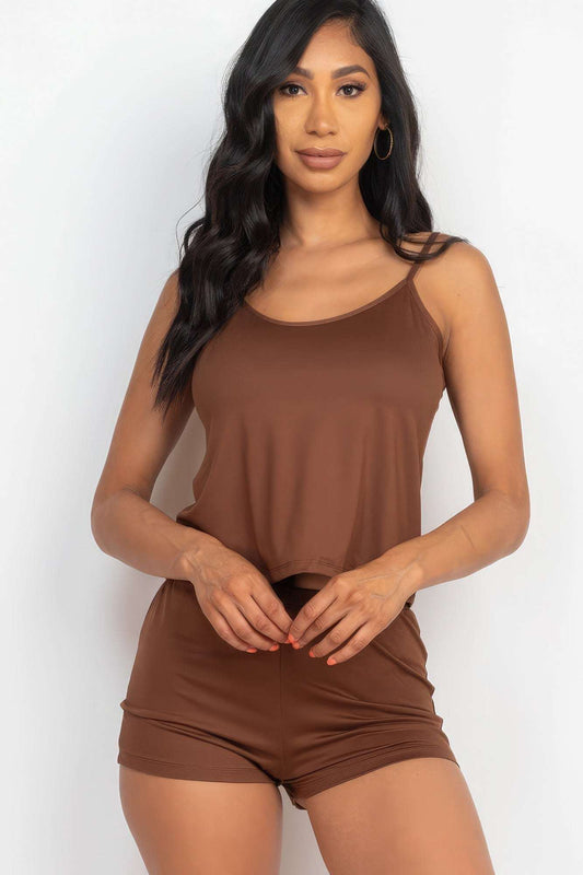 Cami Top & Shorts Set - The Diva Goddess