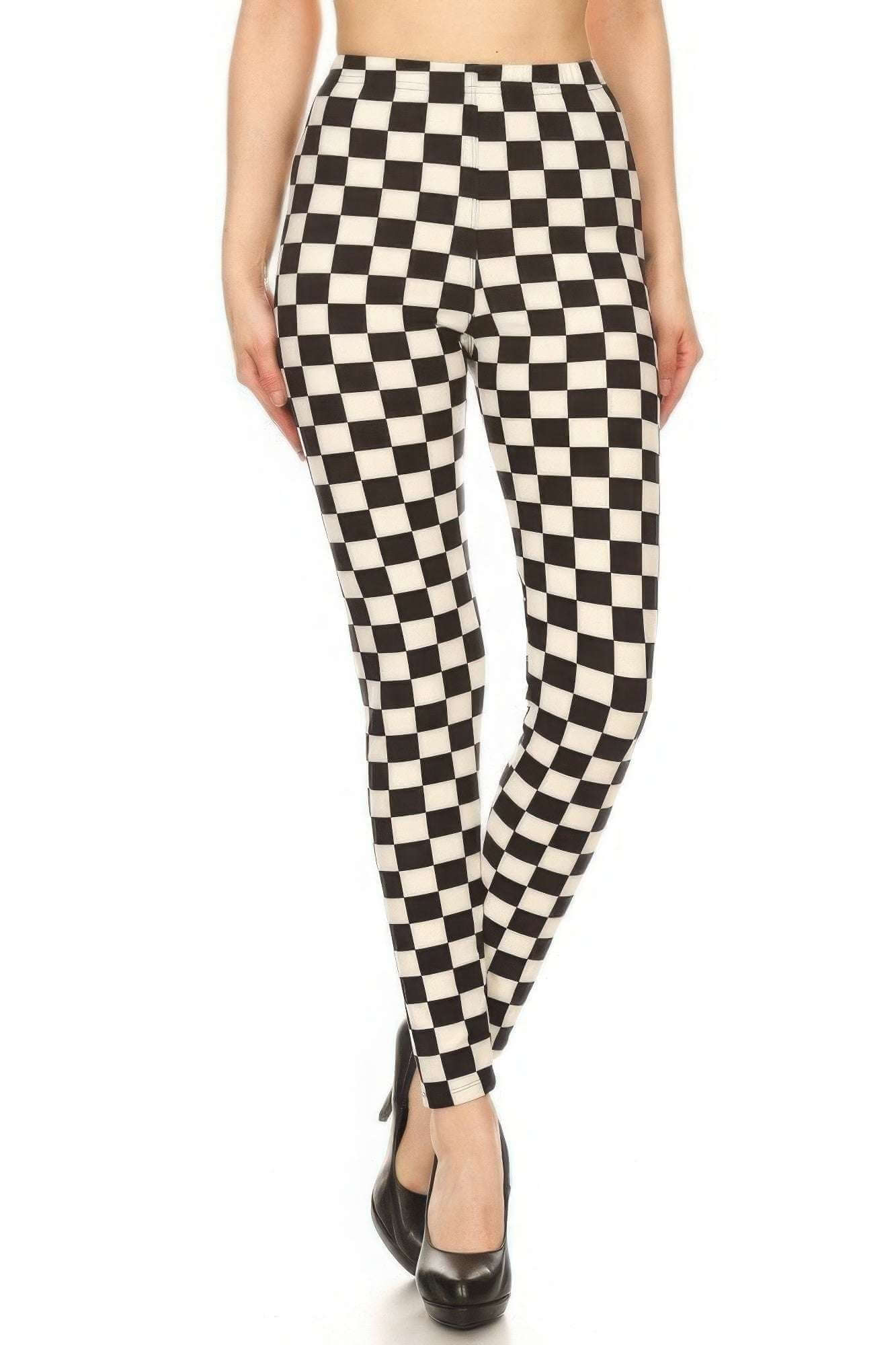 Checkered leggings - The Diva Goddess