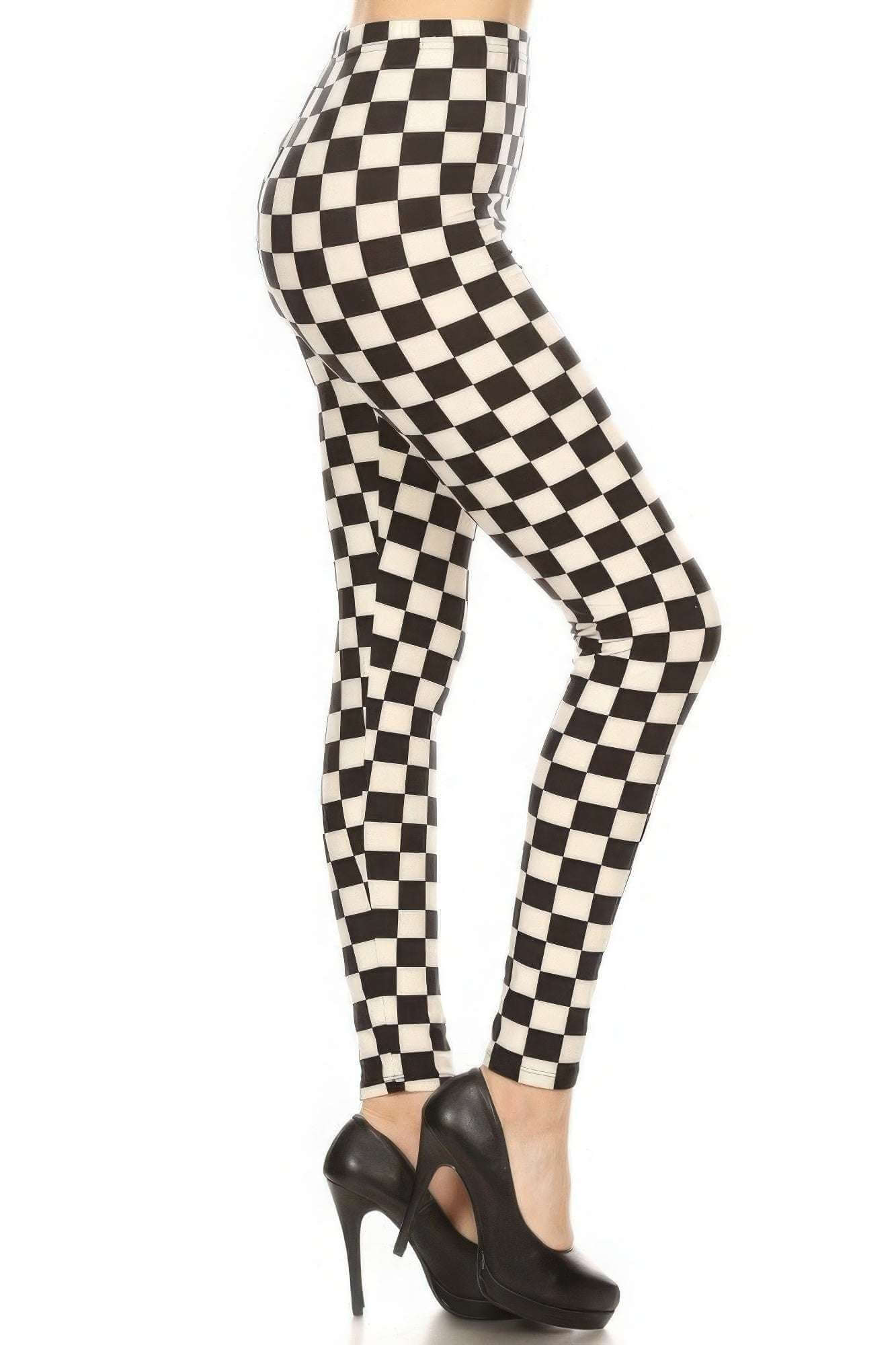 Checkered leggings - The Diva Goddess