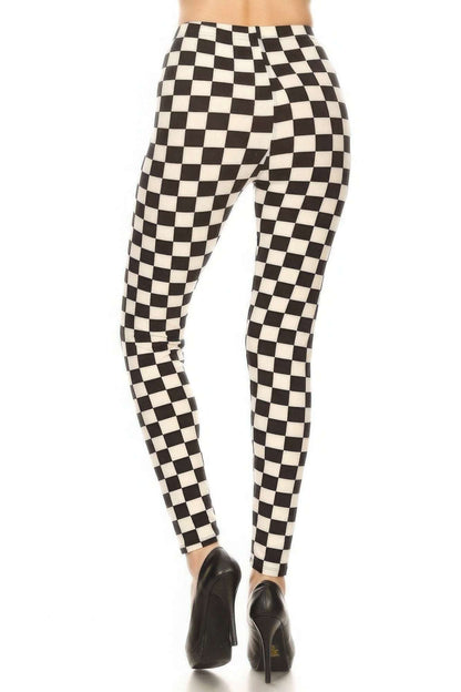 Checkered leggings - The Diva Goddess