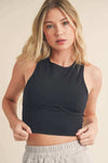 Corset Inspired Cropped Tank Top - The Diva Goddess