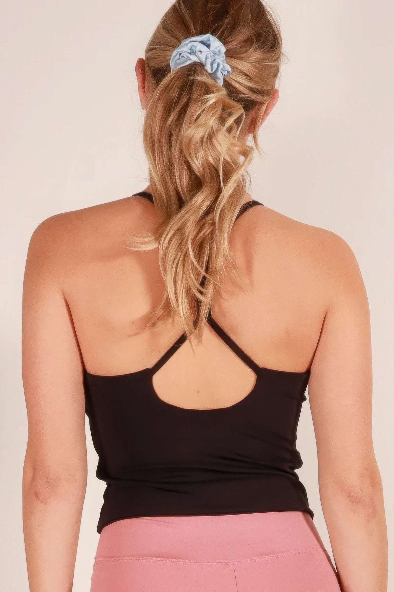 Criss cross back sports top