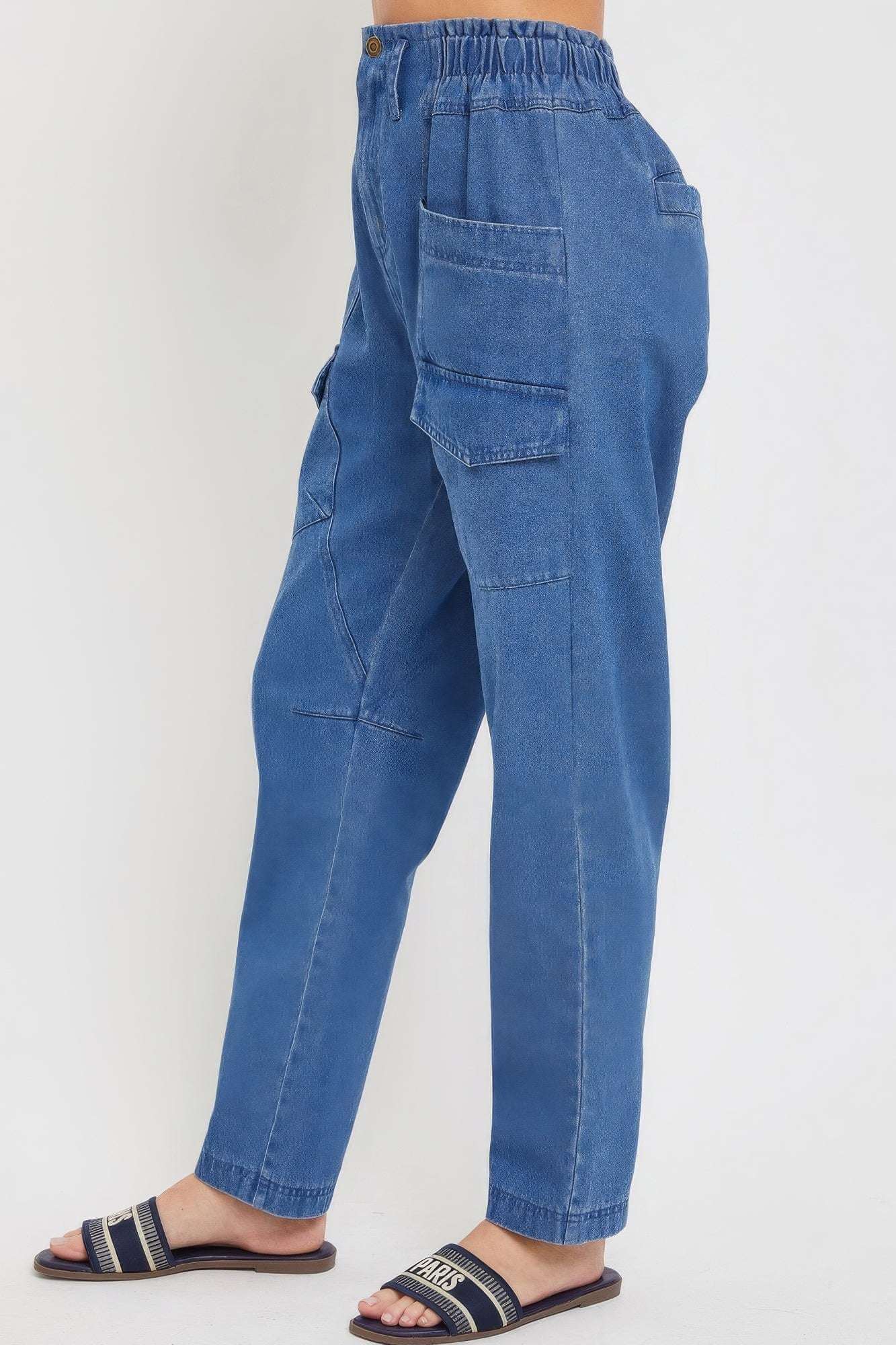 Denim Jogger Pants - The Diva Goddess