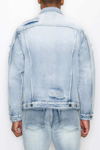 Diamond Denim Jacket - The Diva Goddess