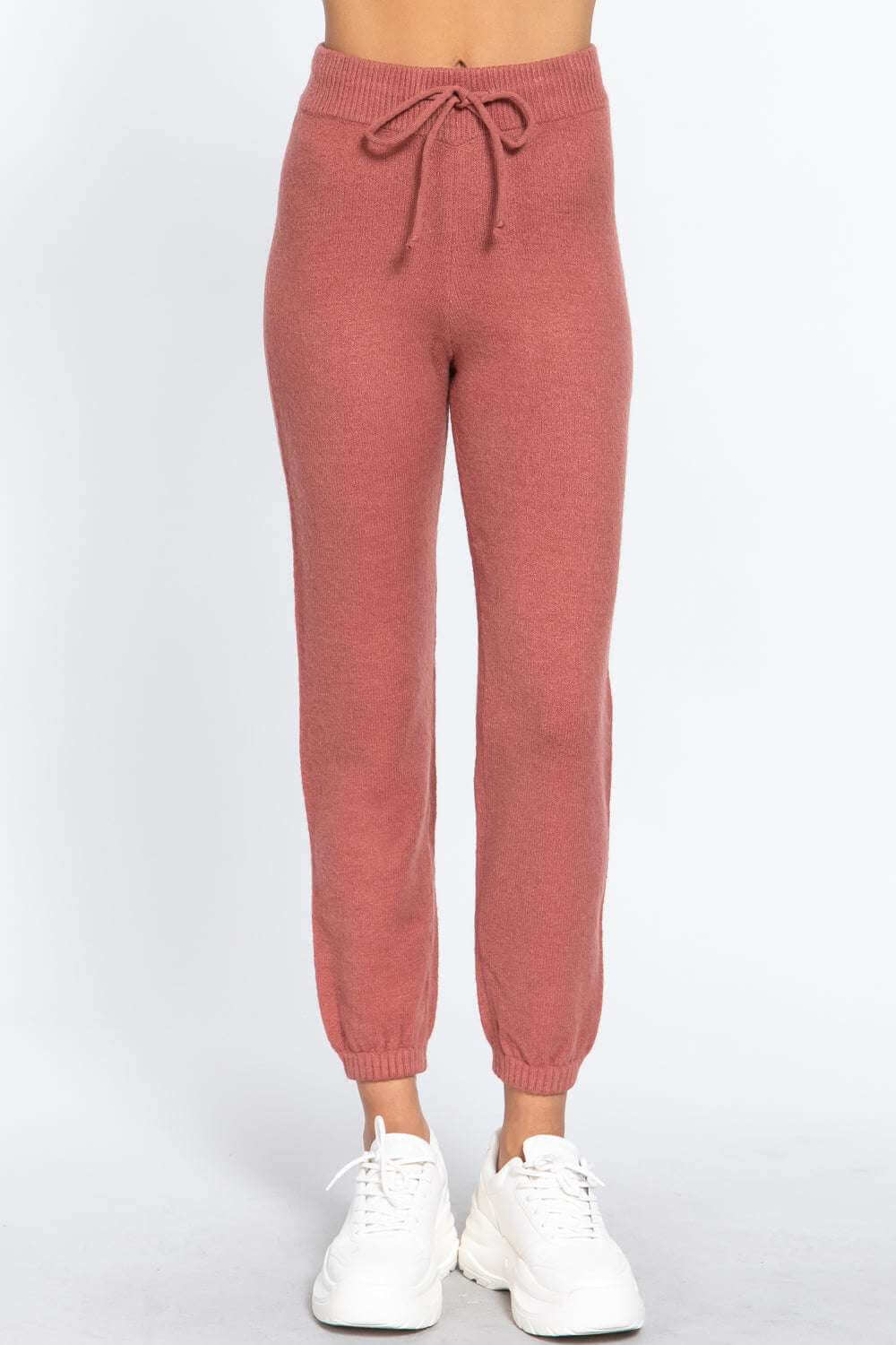 Drawstring Sweater Long Pants - The Diva Goddess