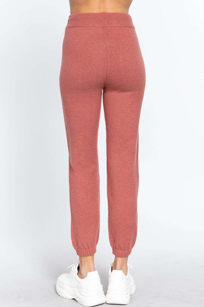 Drawstring Sweater Long Pants - The Diva Goddess