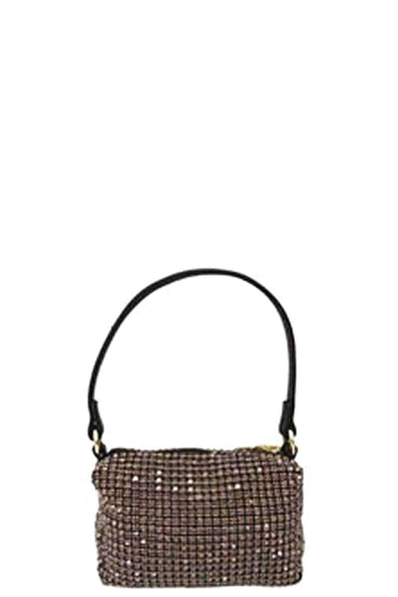 Fashion Chic Rhinestone Handle Clutch Bag - The Diva Goddess