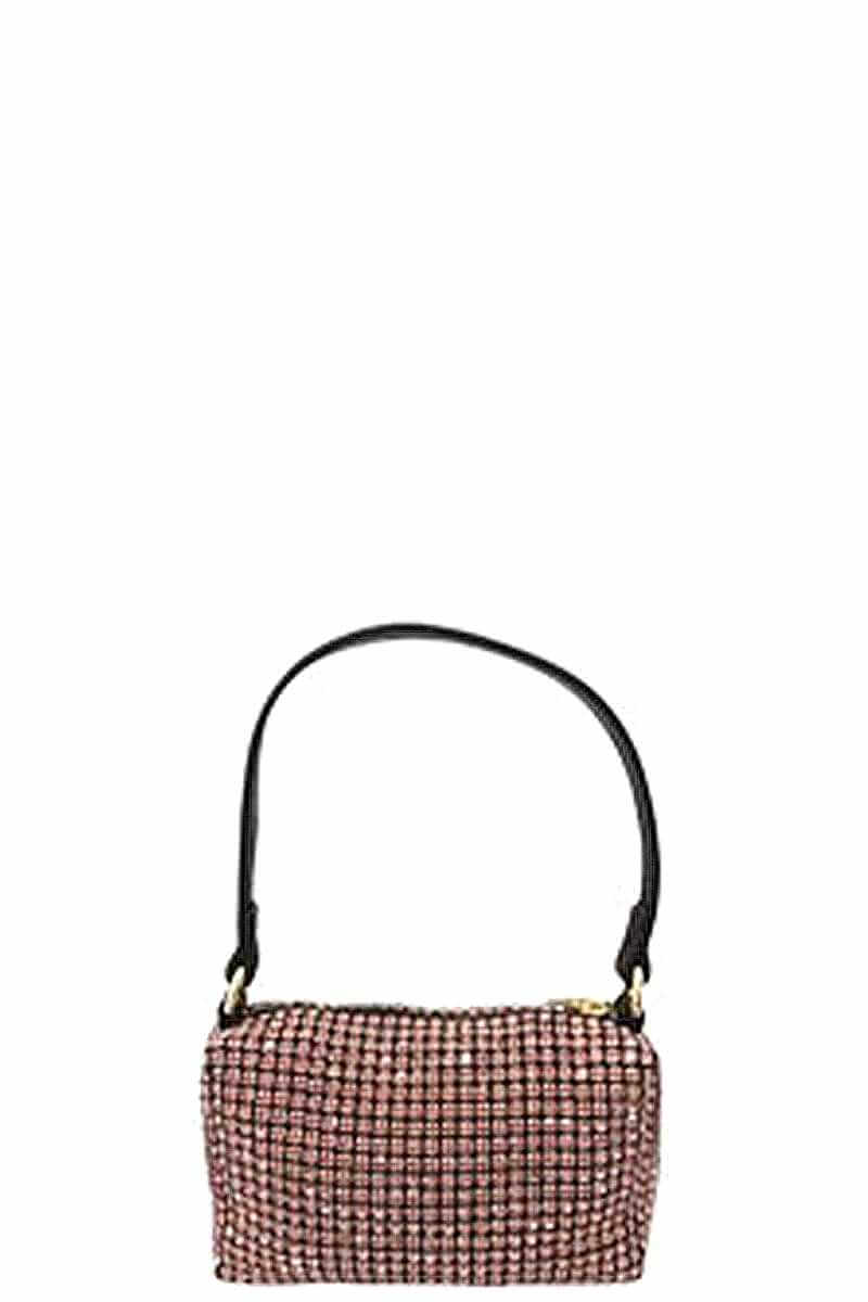 Fashion Chic Rhinestone Handle Clutch Bag - The Diva Goddess