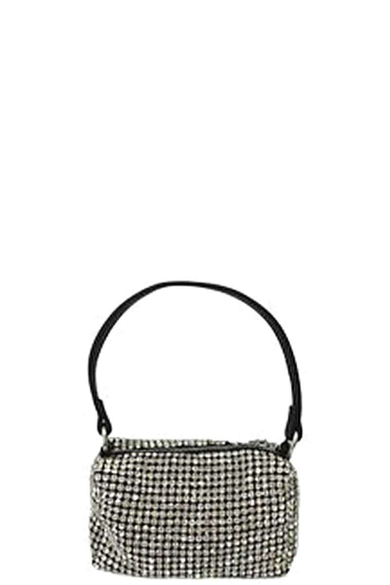 Fashion Chic Rhinestone Handle Clutch Bag - The Diva Goddess