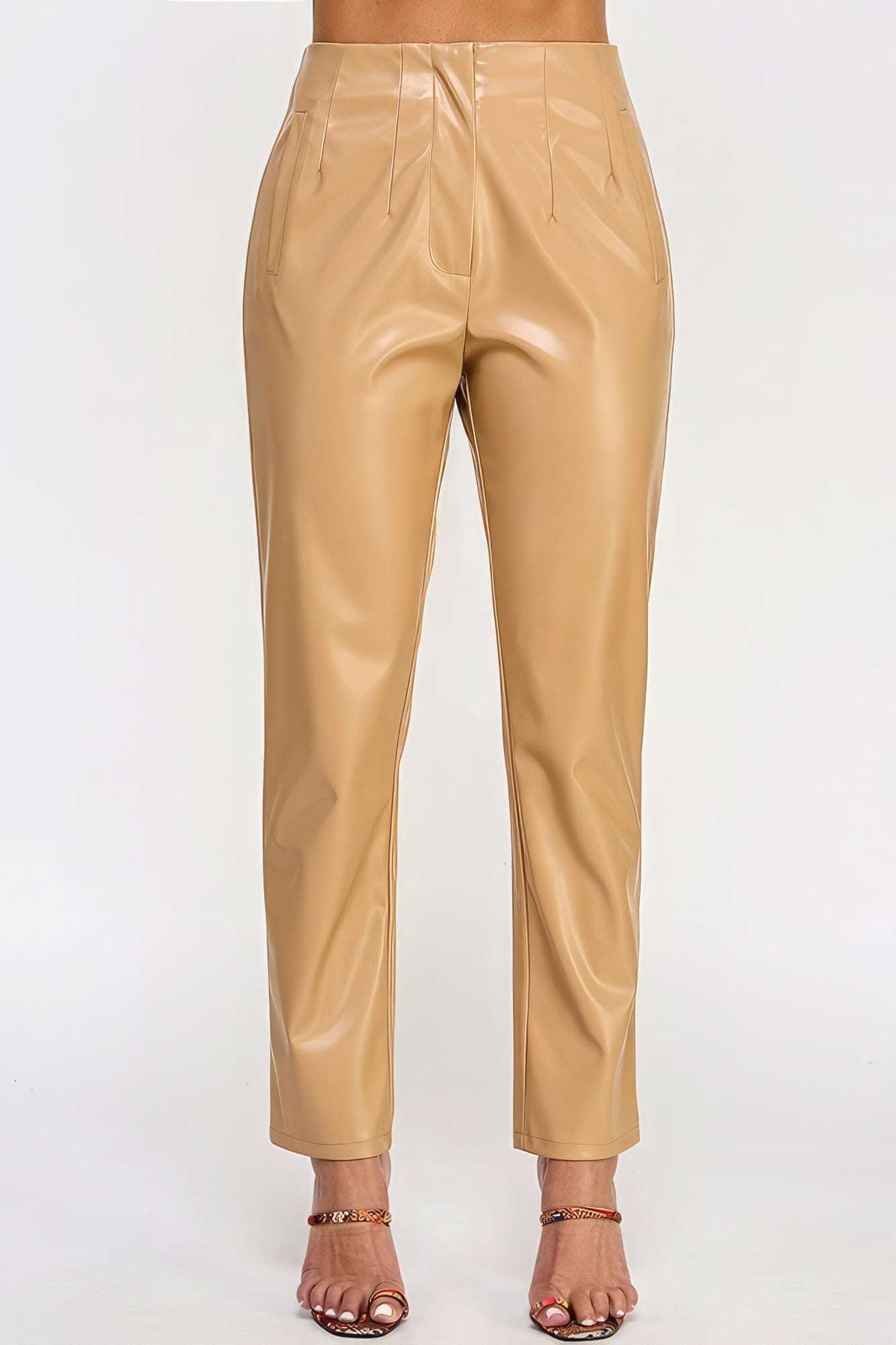 Faux Leather Pants - The Diva Goddess