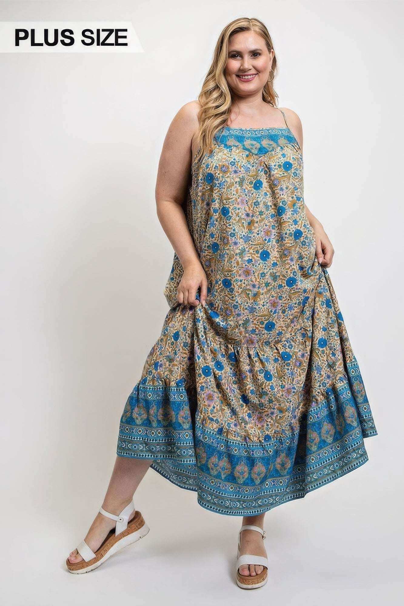 Maxi Dress With Spaghetti Strap - The Diva Goddess