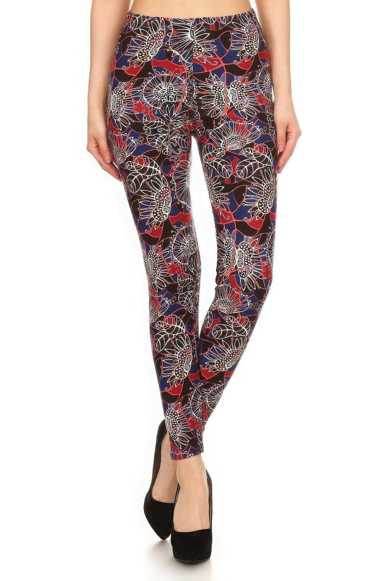 Floral print leggings - The Diva Goddess