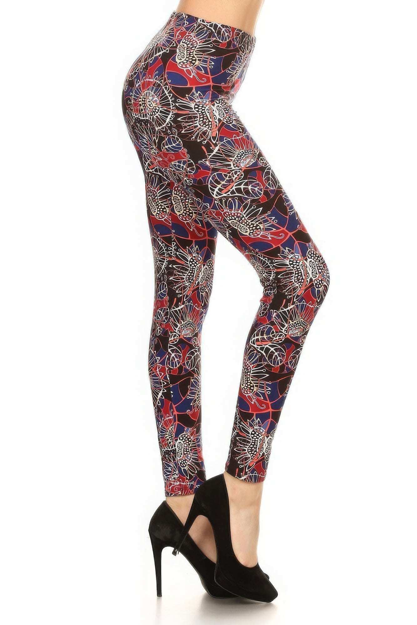 Floral print leggings - The Diva Goddess