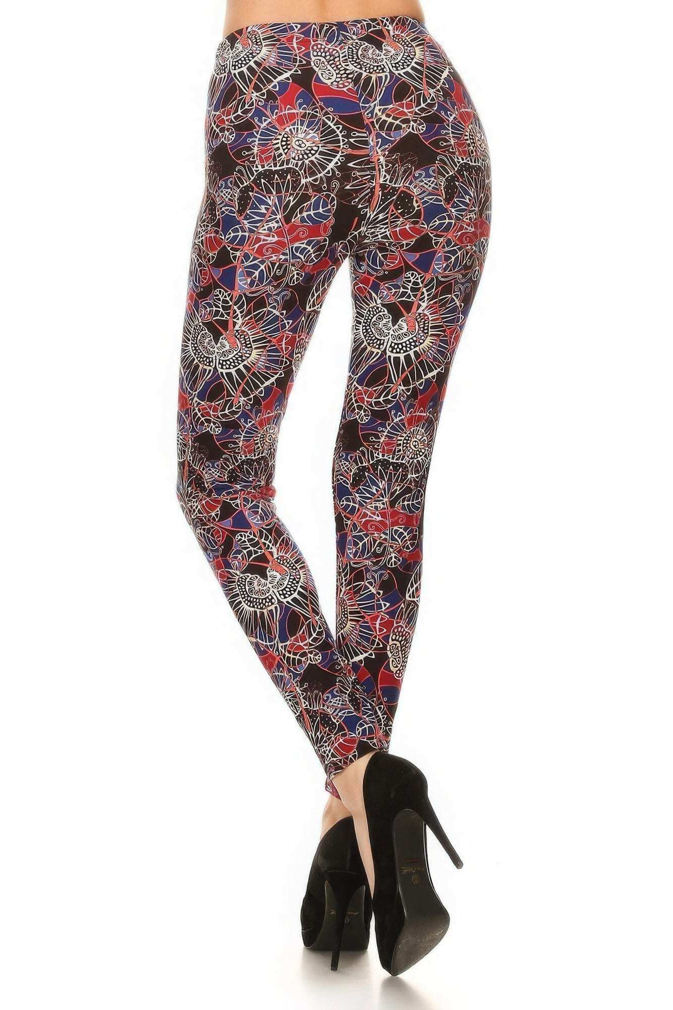 Floral print leggings - The Diva Goddess