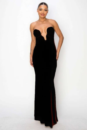 Glitter Ity Tube Maxi Dress - The Diva Goddess