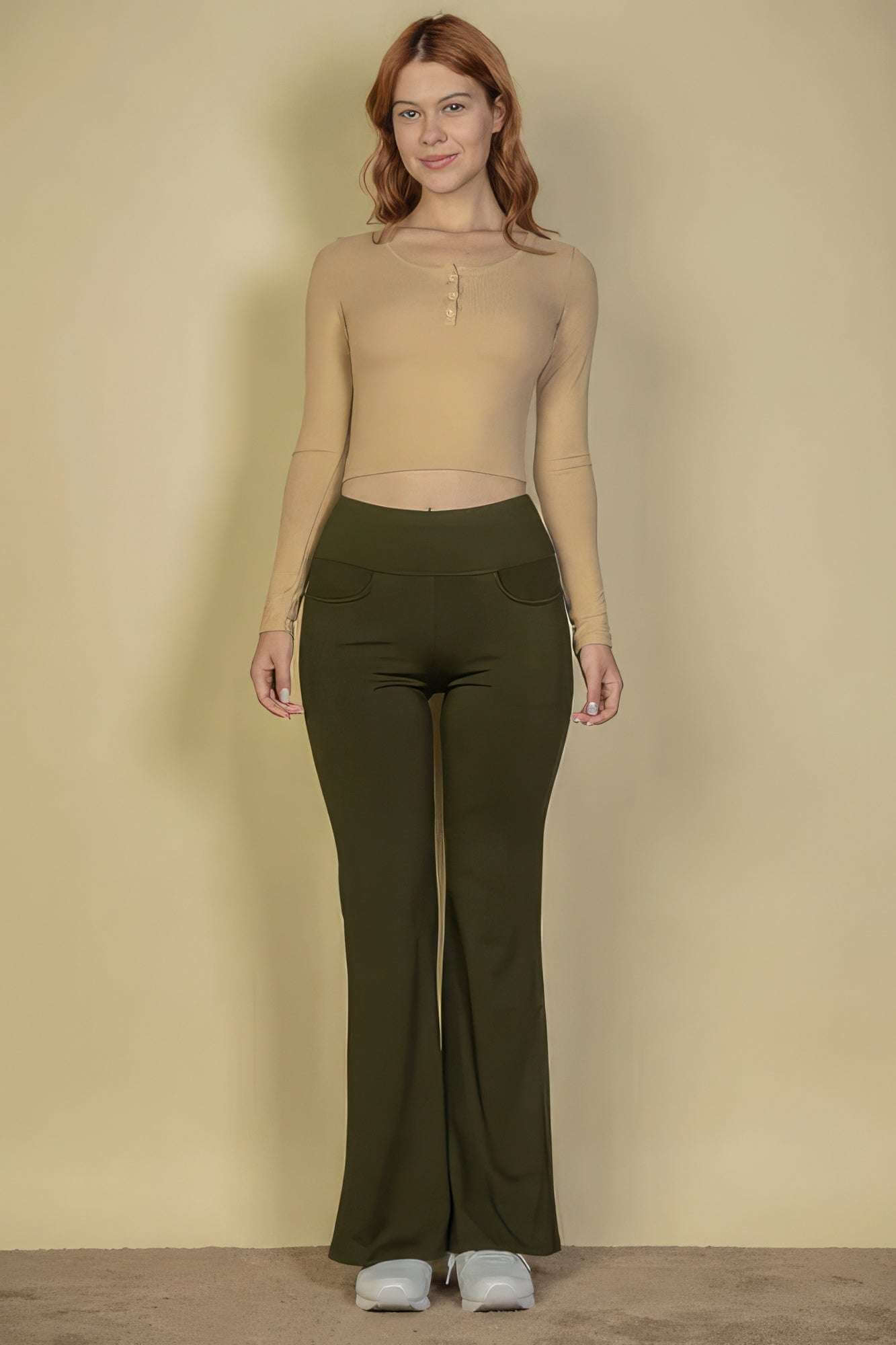 Trendy high rise pants - The Diva Goddess