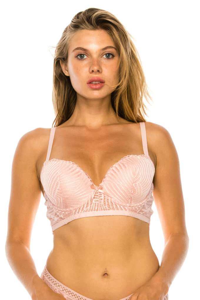 Lace Trim Push Up Bra - The Diva Goddess