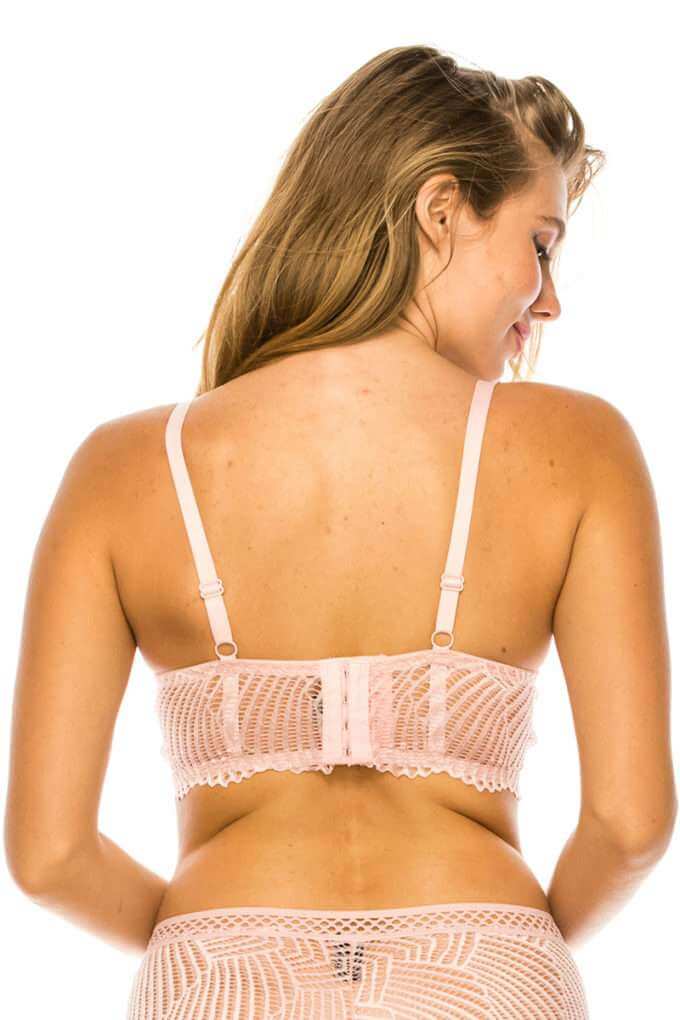 Lace Trim Push Up Bra - The Diva Goddess