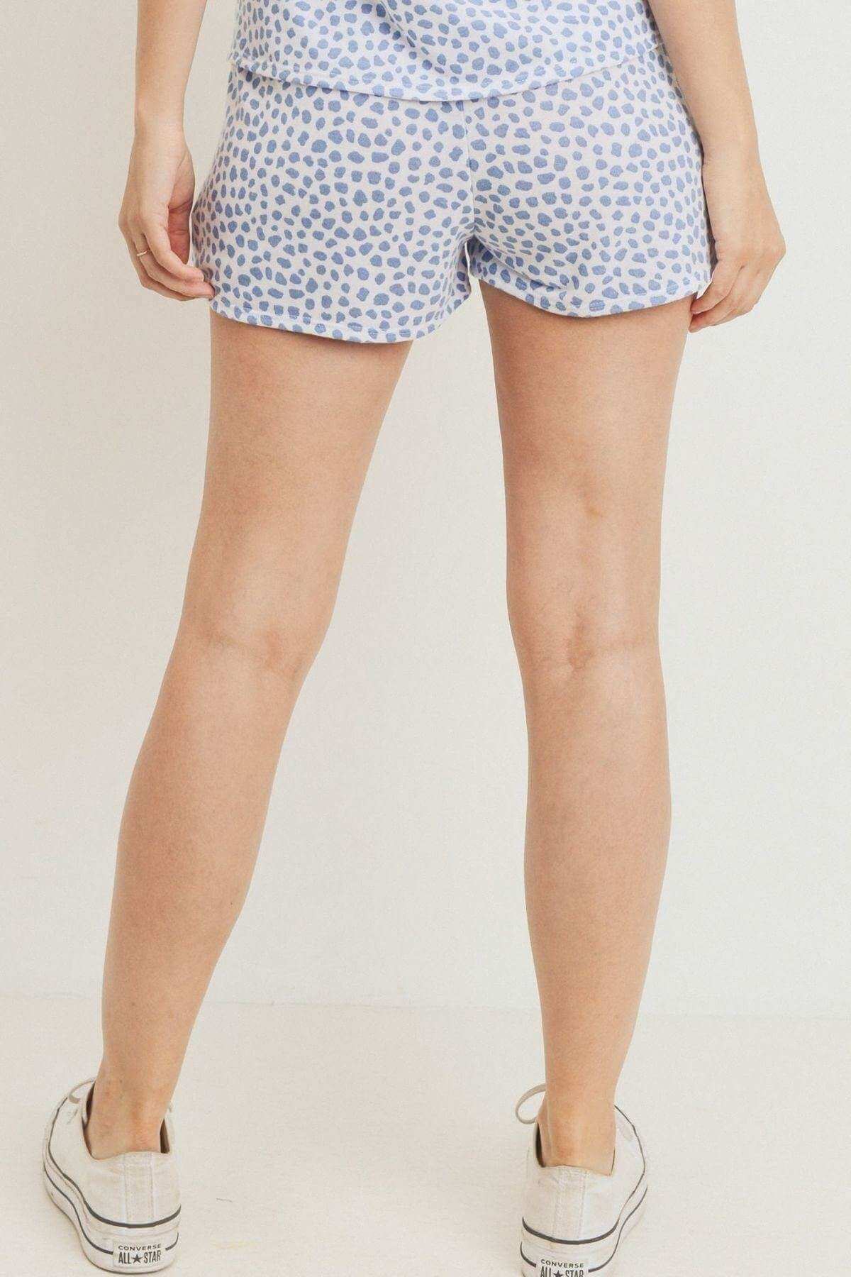 Leopard Printed Terry Short Pants - The Diva Goddess