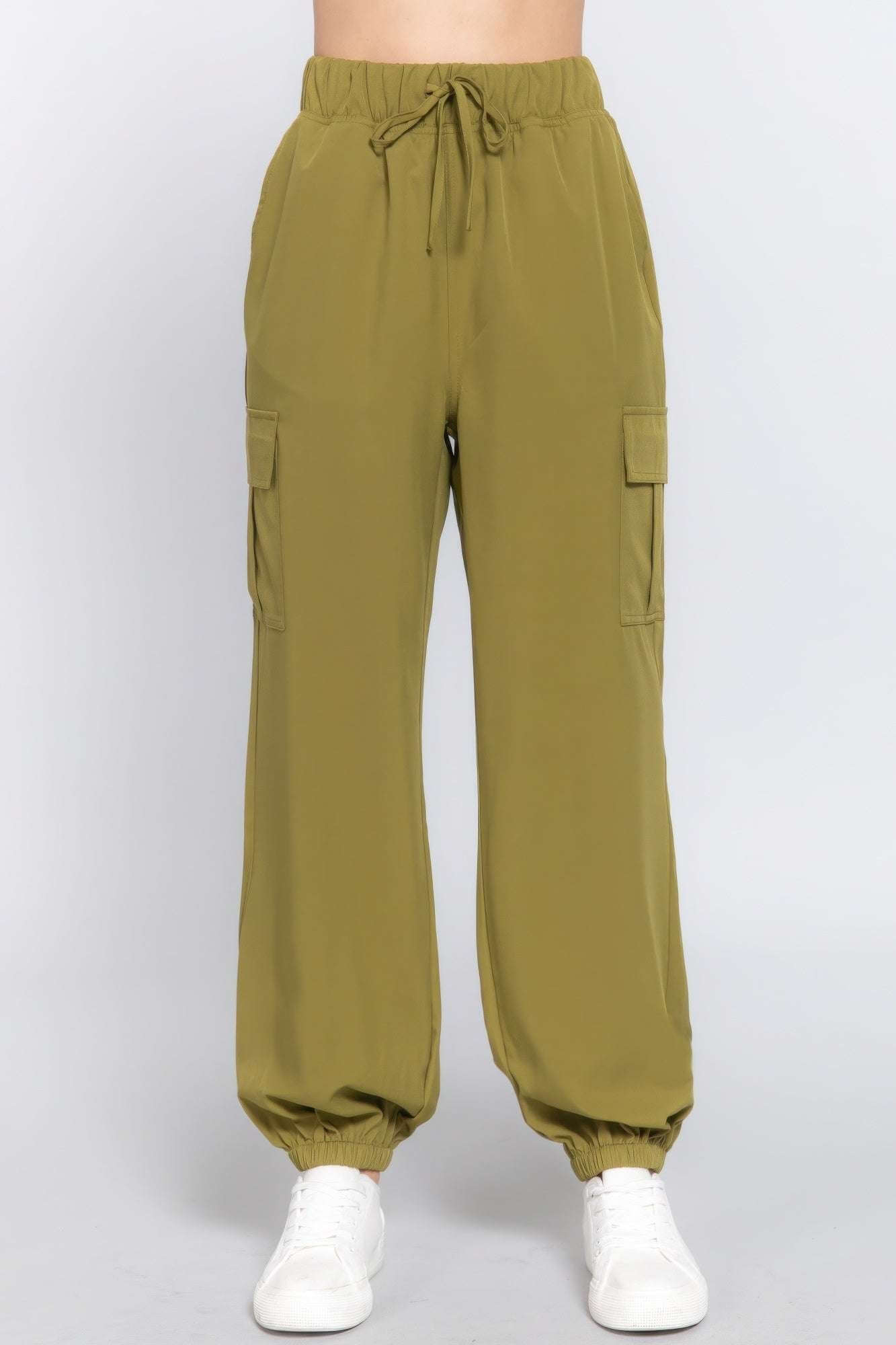 Woven Cargo Jogger Pants - The Diva Goddess